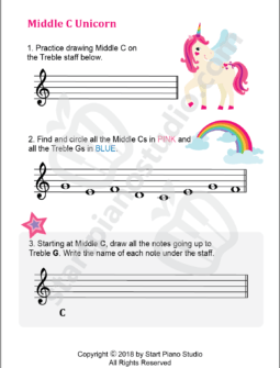 Middle C Unicorn