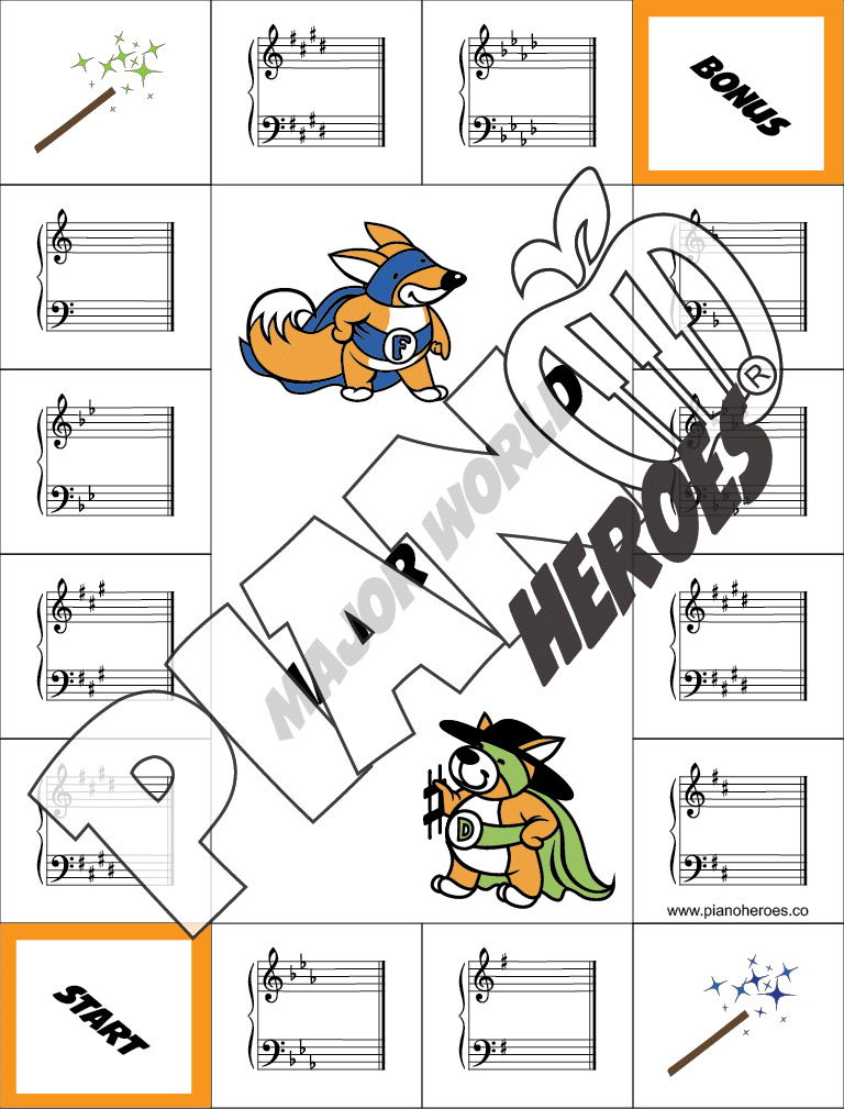 Major World โ Master Major Scales with Piano Heroes! ๐ต๐