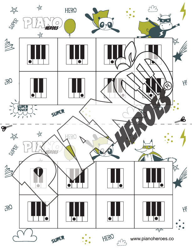 Super animal Musical Alphabet 4-in-row
