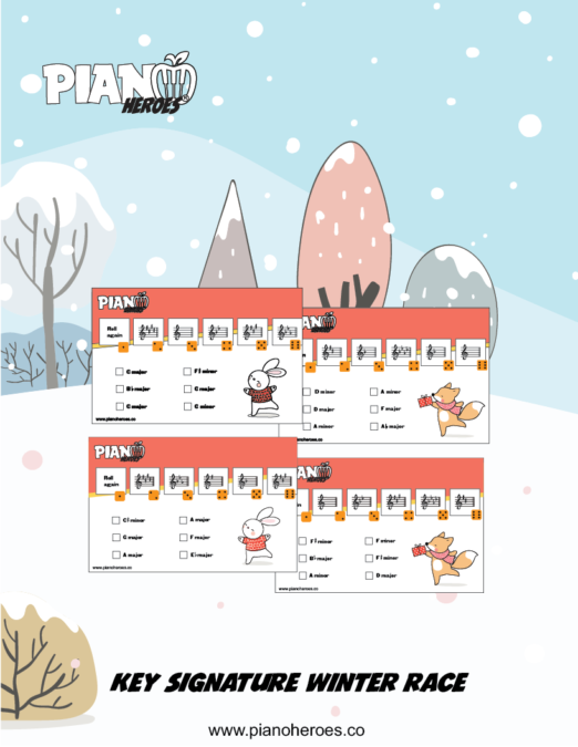 key-signature-winter-race-game