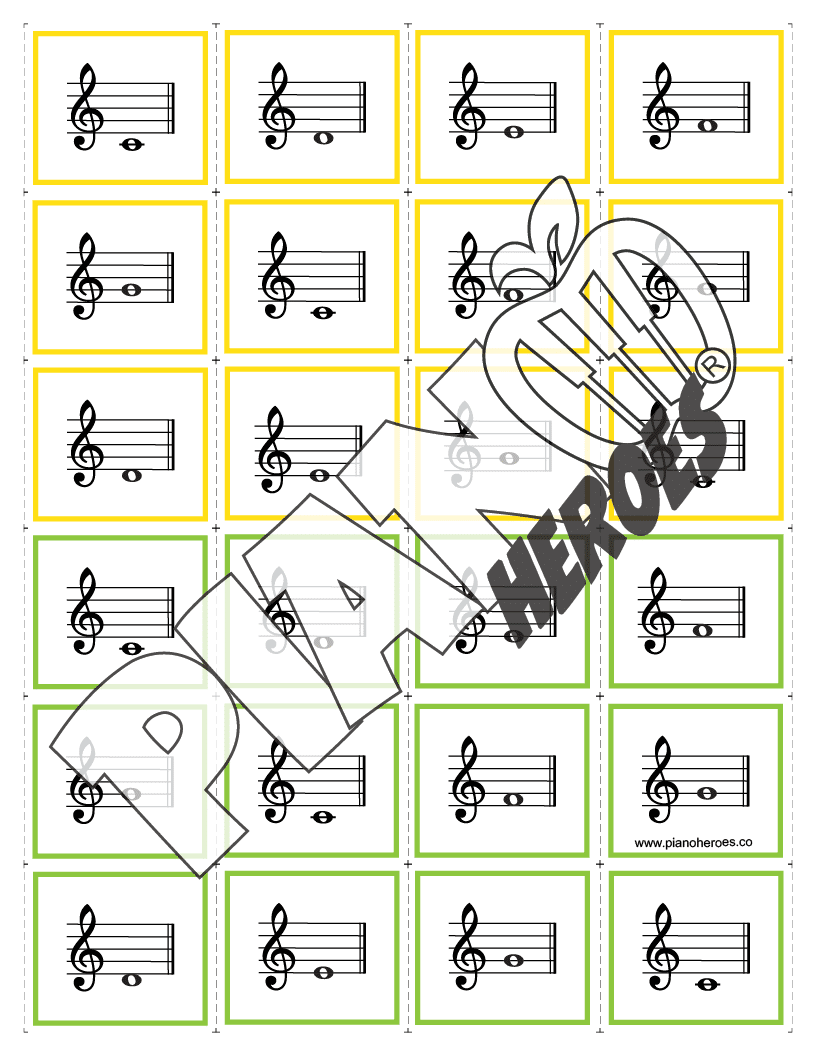 Notopoly (Middle C – Treble G): Mission Adventure 🎹
