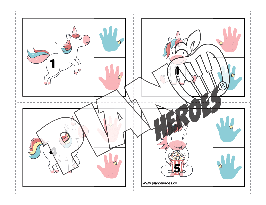 Unicorn Finger Numbers