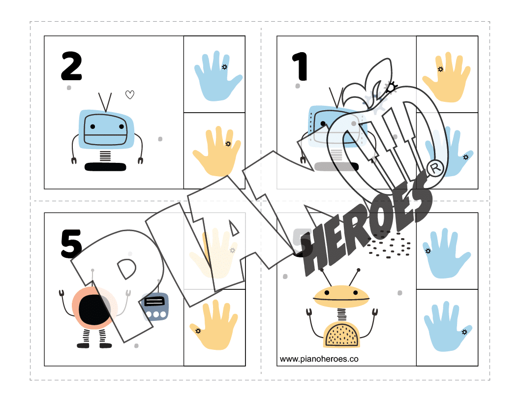 Robot Finger Numbers