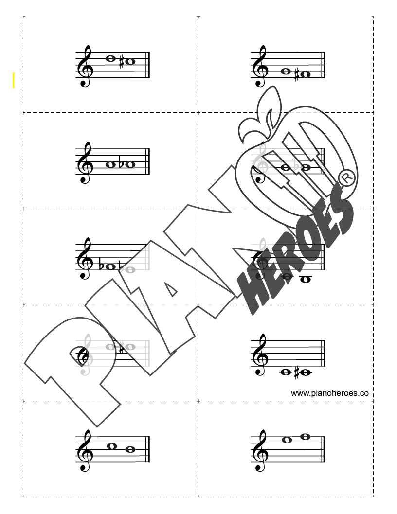Halloween Kittens Chromatic and Diatonic Half Steps