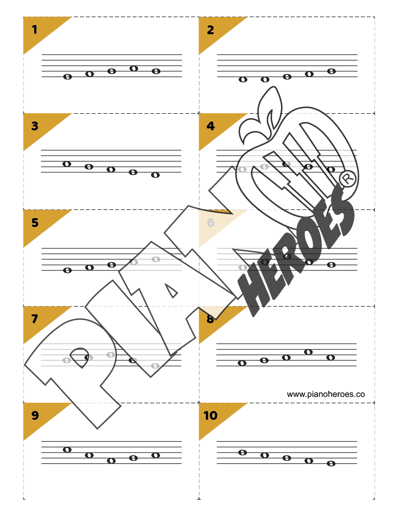 Sight Reading Builder (Set 1)