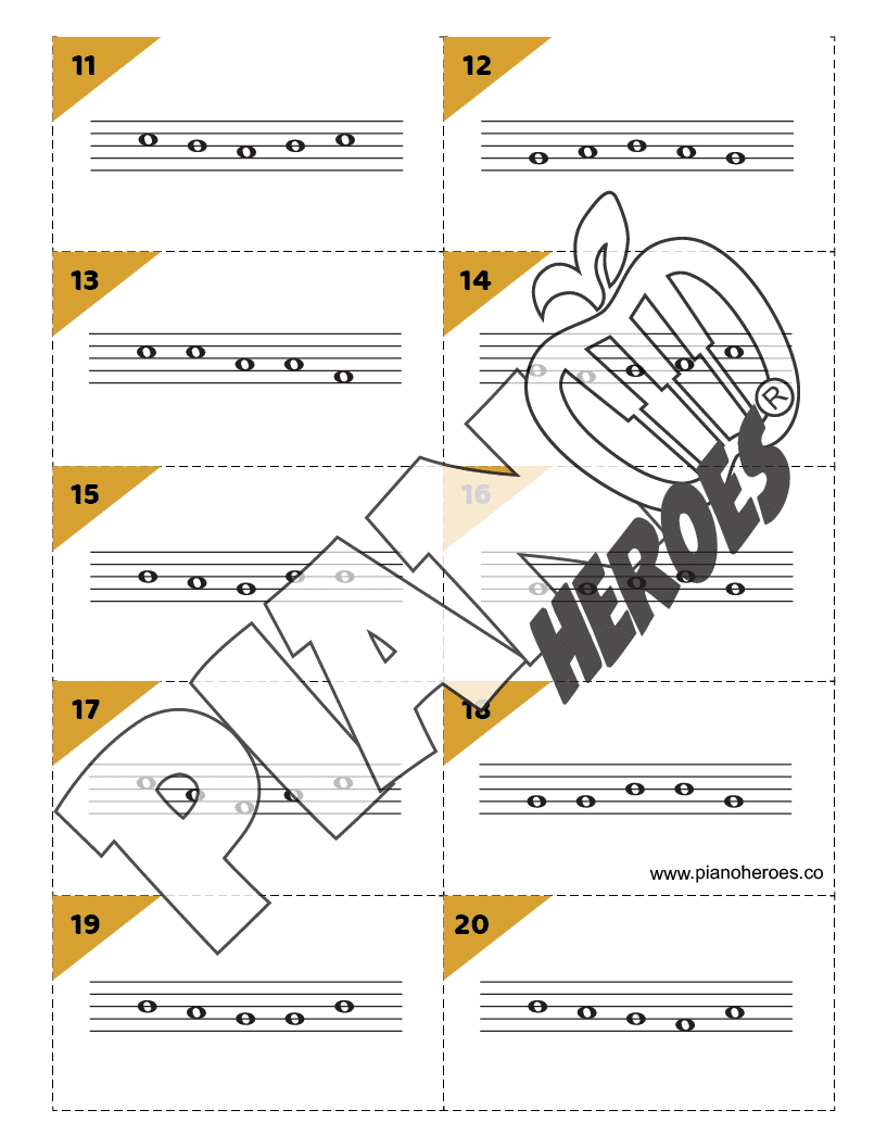 Sight Reading Builder (Set 1)